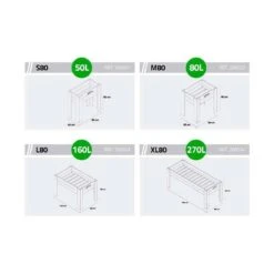 Huerto Urbano Garden Brico M80 PACK, Sustrato, Tomates Y Abono -Tienda de Bonsáis Artísticos huerto urbano garden brico 1 5